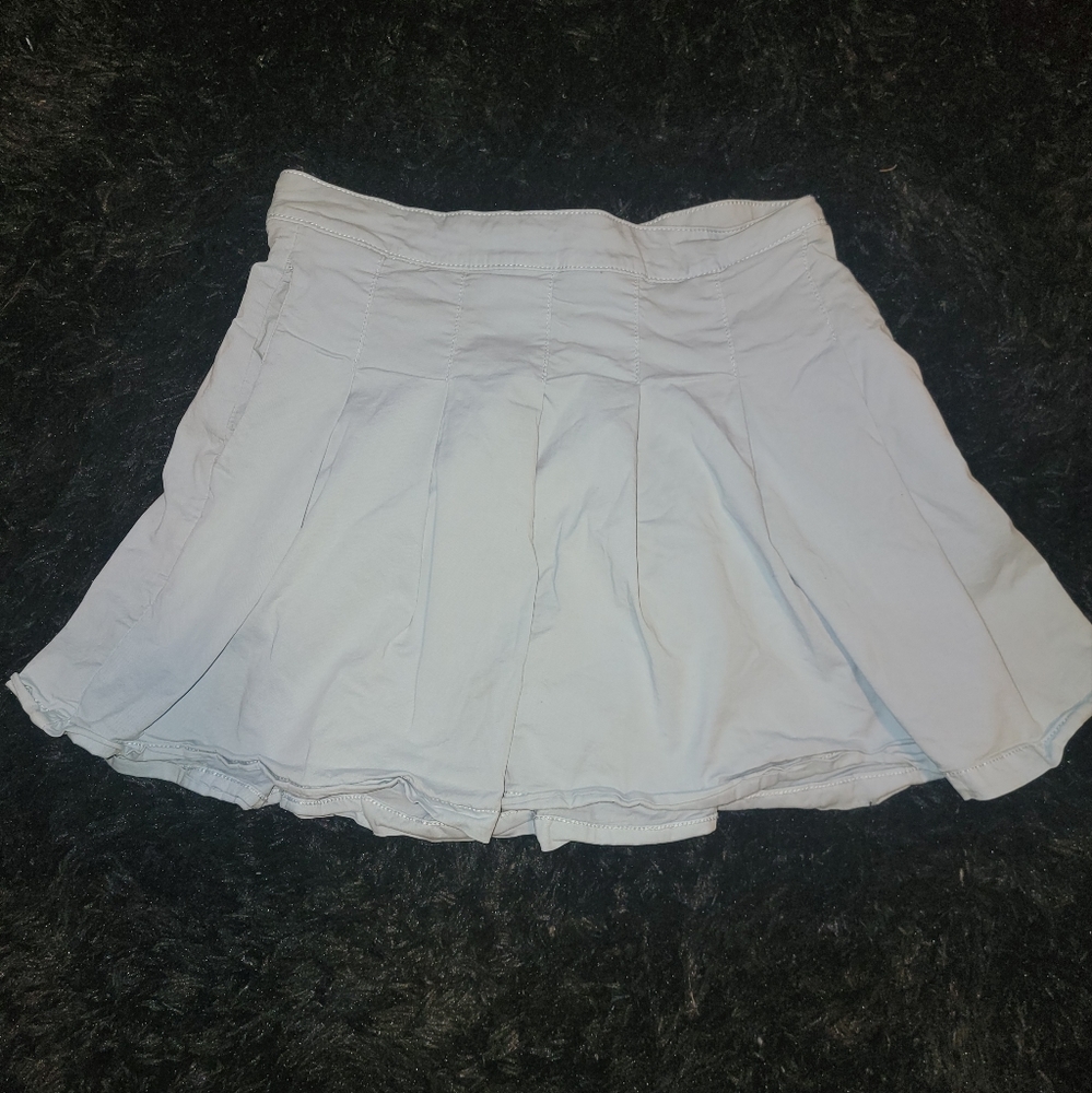 American Eagle Pleated Skirt Blue